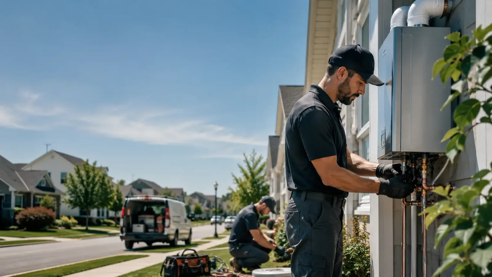 Tankless Water Heater Installation in Mcdade, TX